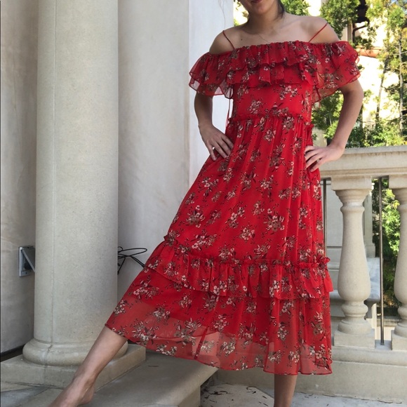 PM EDITOR PICK Zara Red Floral Dress - Picture 2 of 6
